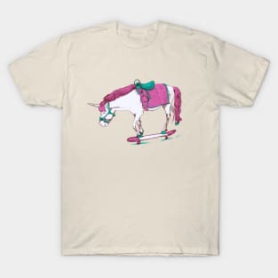 Unicorn on a Skateboard T-Shirt